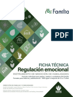 Regulación emocional: Herramienta para medir habilidades en familias