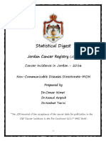 Cancer Incidence in Jordan 2016