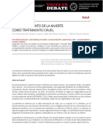 Reflexiones Salud El Silenciamiento de La Muerte Como Tratamiento Cruel Centro Fernando Ulloa