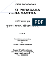 Brihat Parasara Hora Sastra With English Translation Girish Chand Sharma Volume 2