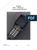 Setting WiFi PDET Symbol Mc3190