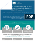 Undergoing Surgical Procedures During Covid-19 - July 21