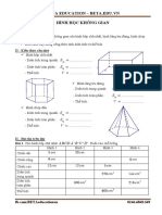 CS2. 8I. H35. Hình Học Không Gian