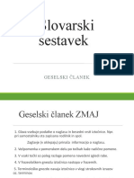 Slovarski Sestavek: Geselski Članek