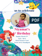 Join Us To Celebrate: Niyamat's 1 Birthday