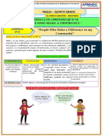 Experiencia de Aprendizaje #04 - Actividad 01 - 5to Grado - Ingles - 00001