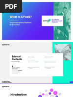What Is Cpaas?: Communications Platform As A Service