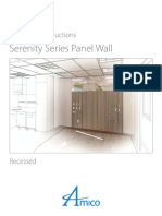 Amico Aca Serenity Panel Wall Recessed Manual