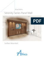 Amico Aca Serenity Panel Wall Surface Manual