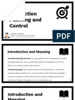 Lesson 5 - Production Planning and Control