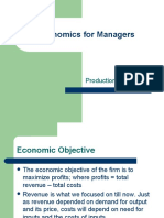 Economics For Managers: Production Function