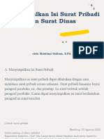 Meyimpulkan Isi Surat Pribadi Dan Surat Dinas