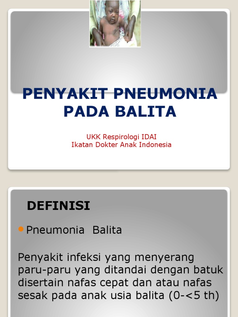 Materi Penyuluhan Pneumonia | PDF | Kesehatan Holistik | Sains & Matematika