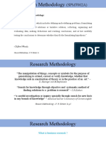(SPM7002A) : What Is Research Methodology