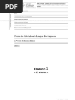 Prova de Aferição 2011 Caderno1