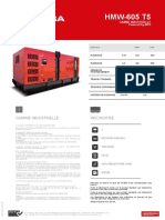 Fiche Technique Du Groupe Electrogene HMW 605 t5 Insonorisandeacute Franandccedil Ais