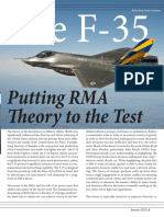 The F-35 - Putting RMA Theory To The Test