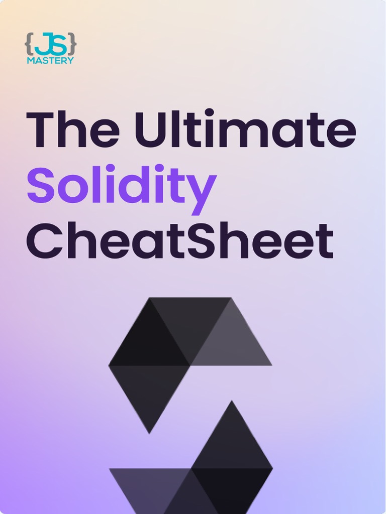 Introduction to Solidity Programming Language | PDF | Integer (Computer ...