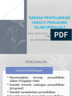 Kaedah Penyelidikan Pengajian Islam (Py1282) Sem2 20202021
