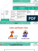 Active and Passive Voice Day-1