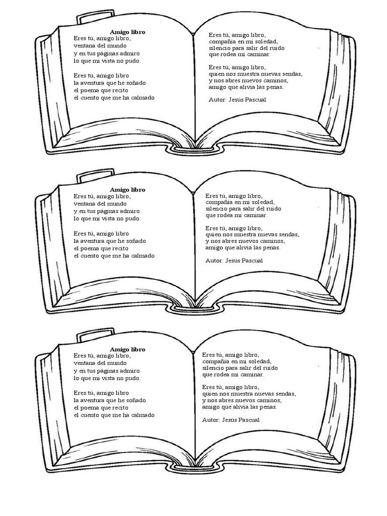 El libro, mi amigo y compañero | PDF | Arte | Poesía