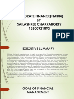 CORPORATE FINANCE (FM304) by Sailashree Chakraborty-21095
