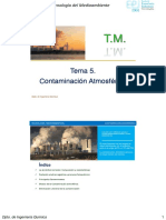 TEMA 5.1 Contaminación Atmosferica 2022