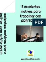 Ebook 5 Motivos para Você Trabalhar Com Arbitragem