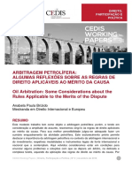 Arbitragem Petrolifera Algumas Reflexoes