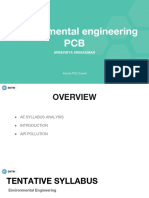 Environmental Engineering PCB: Sreevidya Sreekumar