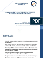 Dimensionamento de sistemas de proteção por extintores portáteis