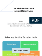 Teknik Analisis Pembangunan Ekonomi Daerah-Blakely