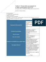 Taller 2 Desarrolle Un Ejemplo de Aplicación de Un Taller Participativo Para Un Objetivo Especifico