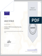 AWS EC2 Autoscaling Group Load Balancer Project Certificate