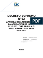 Decreto Supremo N°63