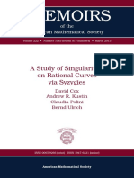 Singularities On Rational Curves Via Syzygies - Cox