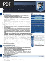 Anil Kumar: Profile Summary Core Competencies