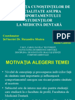 Prezentare - Referat Sanatate Orala