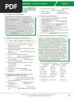Unit 4 Standard Test: Vocabulary & Grammar | PDF