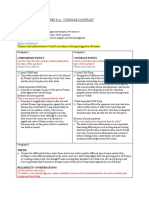 Planning: Unit 03 Paper 01A: Compare-Contrast: Essay Question