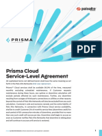 Prisma Cloud Service-Level Agreement