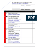 00 Traceability Checklist