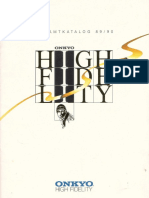 Hfe Onkyo High Fidelity 1989-90 de