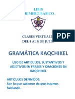 Gramática Kaqchikel