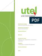 Activida 2 Análisis de Caso Comunicación y Escenarios de Negociación LISTO