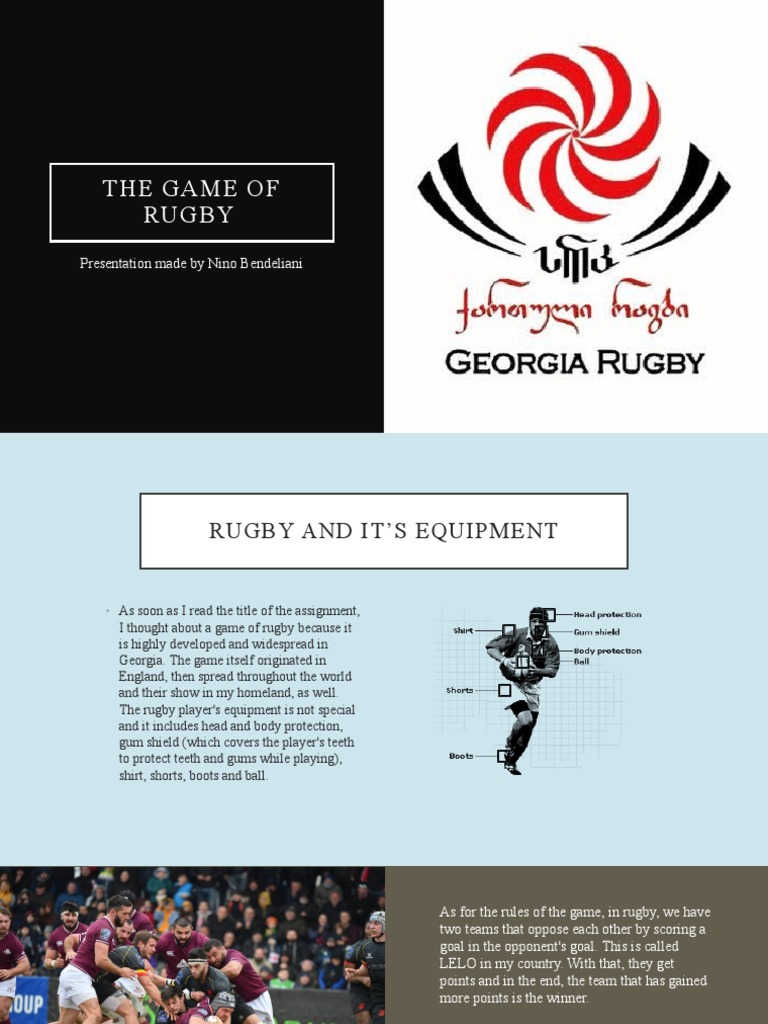 Rugby Game Overview and Equipment | PDF