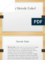 Metode Euler - 1