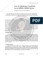 BER Analysis For Quadrature Amplitude Modulation in MIMO OFDM System Ijariie4460