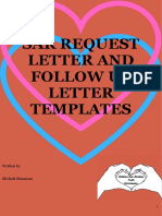 Subject Access  Request Letter and Follow Up Letter 