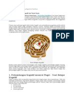 Teori Belajar Kognitif Menurut Tokoh Dunia